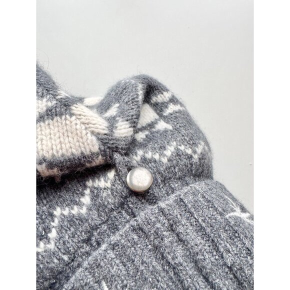 ADIDAS x STELLA MCCARTNEY Grey Star Wool Knit Slouchy Oversized Beanie, One Size - Picture 6 of 15